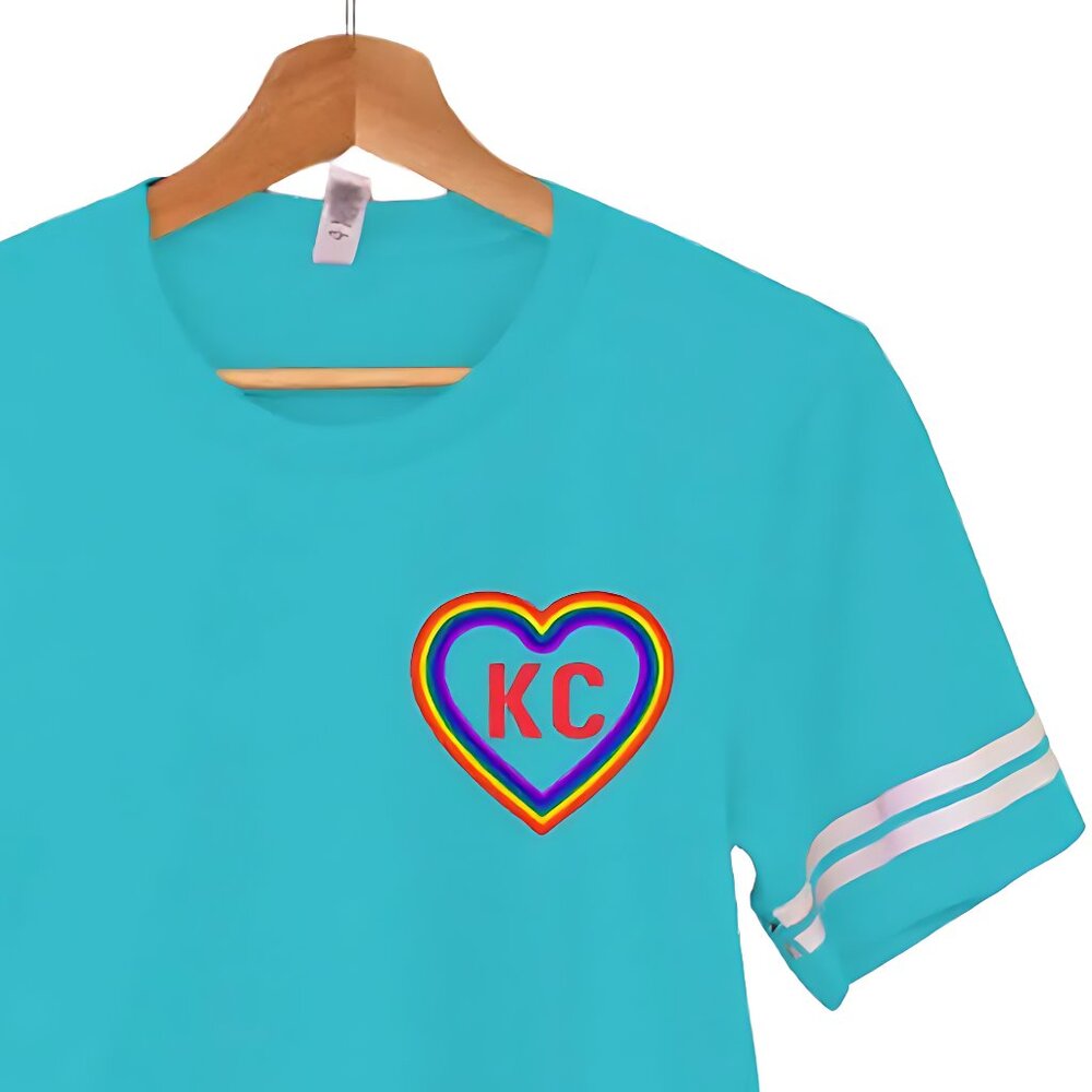 KC Current Pride Tee. Multi Sizes.